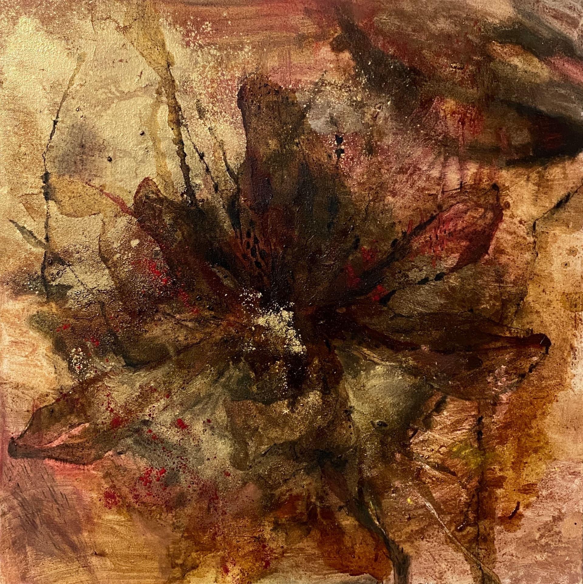 兰花的火焰之二，刘佳茗作品