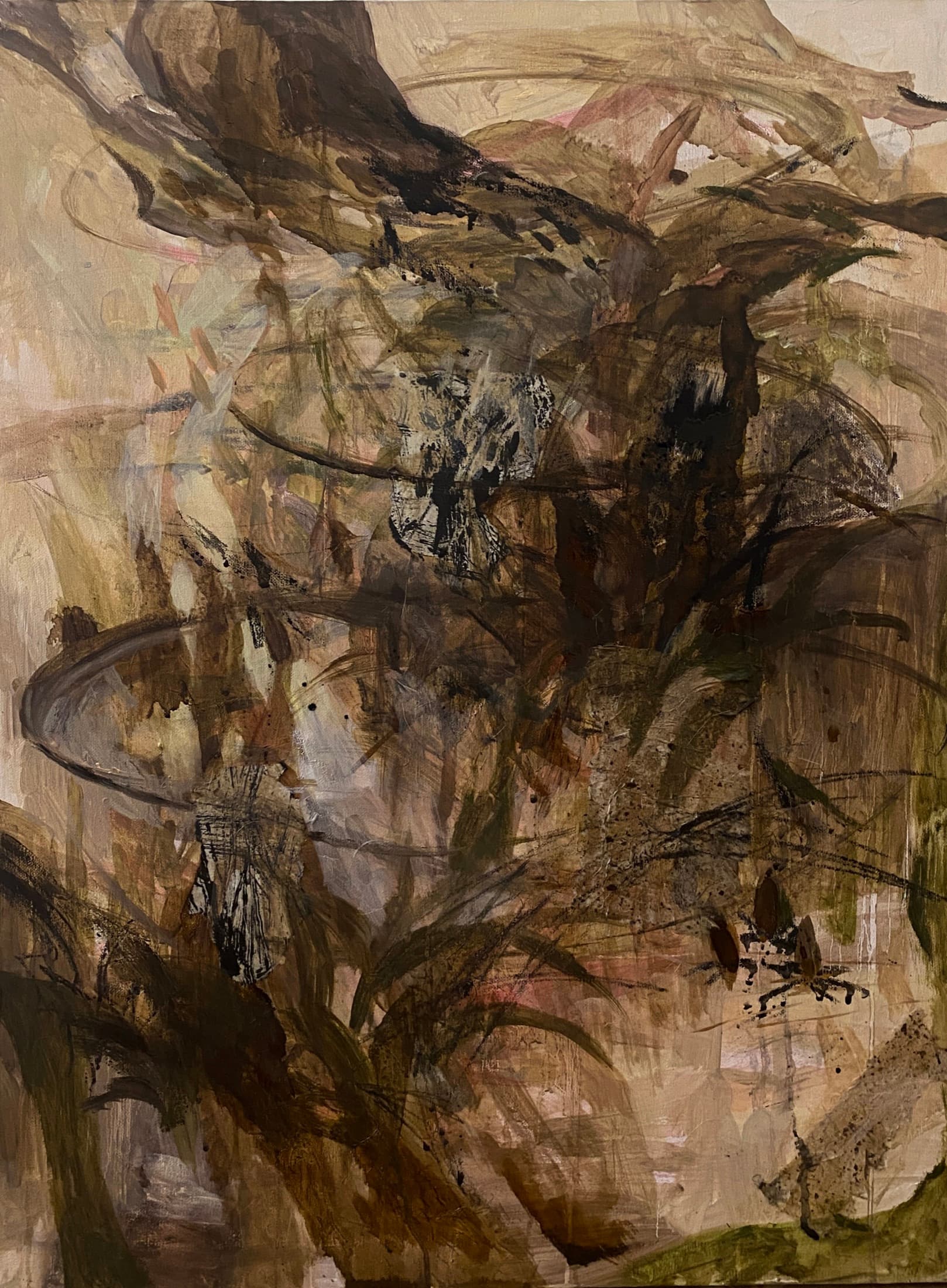 草木把黄昏举过头顶，刘佳茗作品