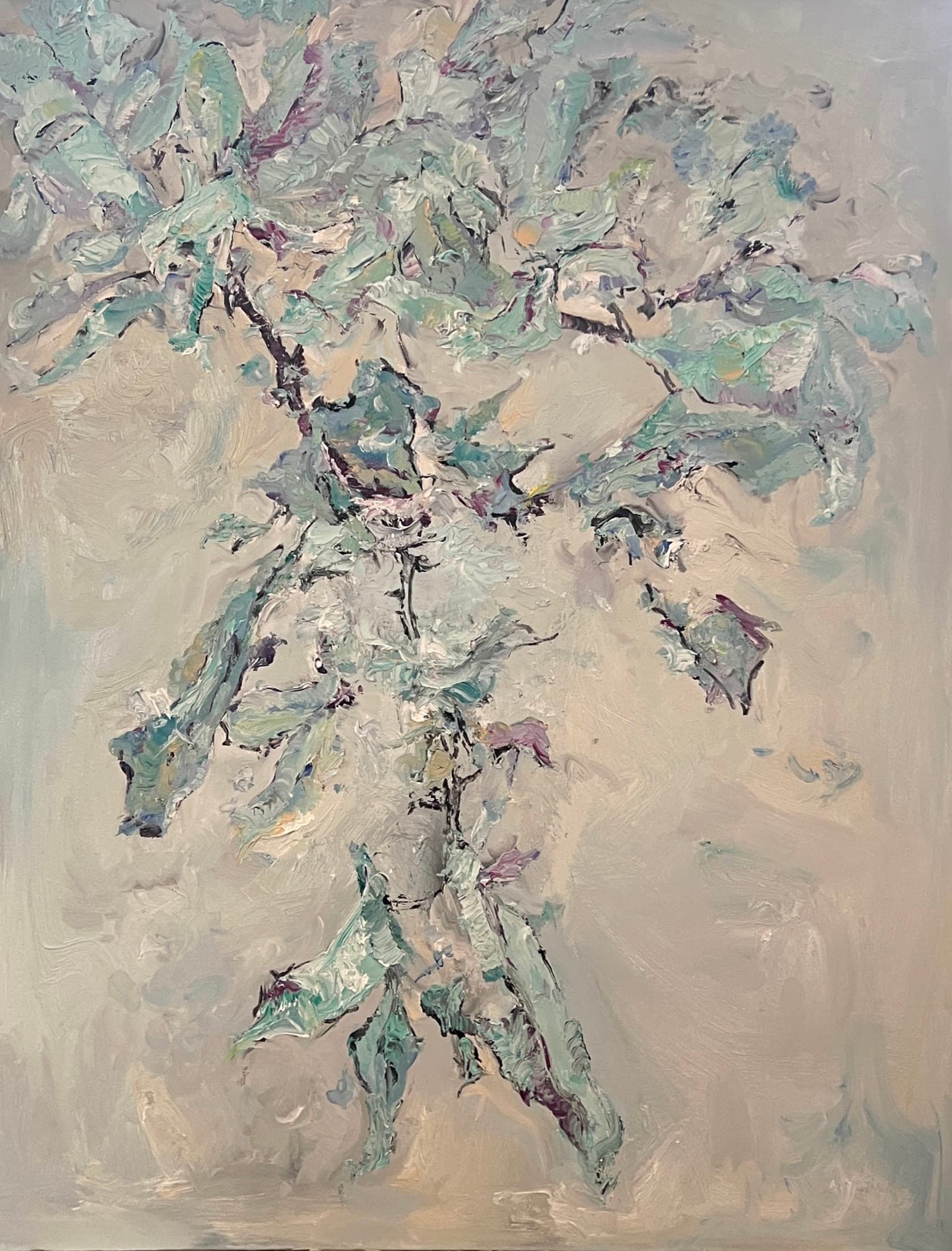 青枝压低的时候，周楚晗作品